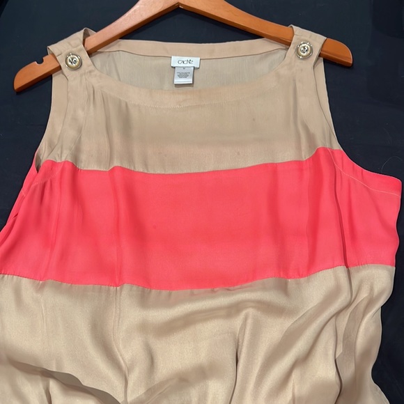 Cache pleated dress with drawstring waist size M - Picture 5 of 6